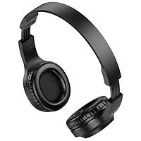 Накладные наушники Hoco W46 Charm BT black с комбинированным подключением (Bluetooth/AUX) и микрофоном