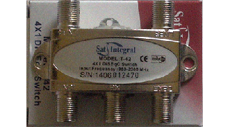 Розгалужувач супутникового сигналу DISEqC Sat-Integral T-42