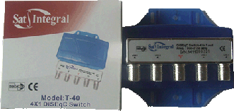 Розгалужувач супутникового сигналу DISEqC Sat-Integral T-40 (в кожусі)