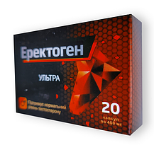 Капсули для потенції 80 кап Еректоген Ультра для здоров'я сечостатевої системи чоловічої сили та лібідо, фото 5