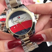 Модные женские наручные часы Tommy Hilfiger Розовое золото Отличное качество