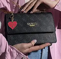 Женская сумочка, клатч отличное качество Guess Mini Bag Black/Blue 21 х 15 х 7 см