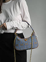 Женская сумочка, клатч отличное качество Pinko Half Moon Mini Denim 25 х 12 х 7 см Отличное качество