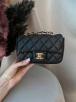 Chanel Mini Texture Black женские сумочки и клатчи высокое качество