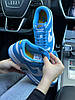 Жіночі кросівки Nike SB Dunk Low PRM White Blue Yellow Кеди Найк СБ Данк Лоу білі низькі шкіра демісезон, фото 8