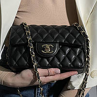 Жіноча сумочка, клатч чудова якість Chanel 1.55 Black 21 х 14 х 7 см