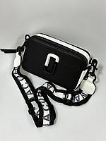 Женская сумочка, клатч отличное качество Marc Jacobs The Snapshot Black Ying Yang 21 х 12.5 х 7 см