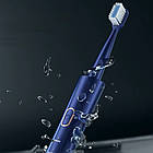 Ультразвукова електрична зубна щітка Electric Sonic Toothbrush, 2 насадки, від USB / Акумуляторна щітка, фото 3