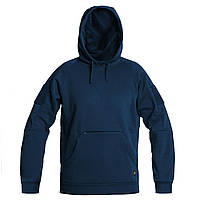 Кофта худи Helikon-Tex® Urban Tactic Hoodie Lite (Kangaroo)-Blue,тактическая кофта НАТО с капюшоном синяя