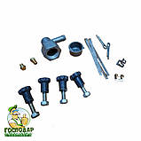 Настільна двонфорочна туристична газова плита Брест що працює на природному та балонному газі, фото 3