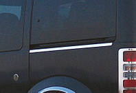 Молдинги под сдвижную дверь (нерж.) 2 двери, длинная база для Ford Connect 2002-2006 гг