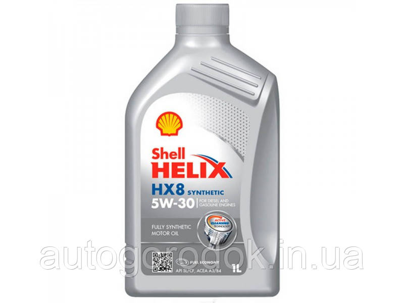 Олива моторна 5W30 SHELL Helix HX8 SYNTHETIC 1L 550052791