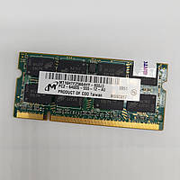 Оперативна пам'ять для ноутбука Micron SODIMM DDR2 2Gb 800MHz 6400s CL6 (MT16HTF25664HY-800J3) Б/В