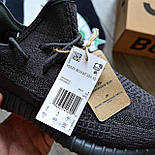 Чоловічі кросівки Adidas Yeezy Boost 350 Cinder літні весна-осінь-літо легкі чорні. Фото наживо. ТОП, фото 9