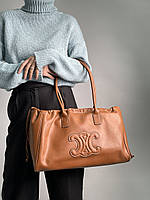 Женская сумочка, клатч отличное качество Celine Cabas Drawstring Cuir Triomphe In Smooth Calfskin Tan 43 x