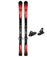 Лижі гірські з кріпленням Volkl Deacon Prime (130 cм) Marker FDT TP 10 80 mm Black/Red