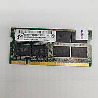 Оперативна пам'ять для ноутбука Micron SODIMM DDR2 2Gb 800MHz 6400s CL6 (MT16HTF25664HY-800J2) Б/В