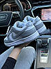 Жіночі кросівки Nike SB Dunk Low PRM All White Grey Кеди Найк СБ Данк білі низькі шкіра демісезон, фото 10