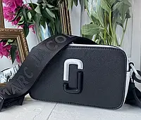 Женская сумочка, клатч отличное качество Marc Jacobs The Snapshot Black Ying Yang 21 х 12.5 х 7 см