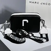 Женская сумочка, клатч отличное качество Marc Jacobs The Snapshot Ying Yang Black/White