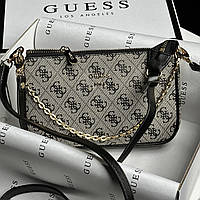 Женская сумочка, клатч отличное качество Guess Mini Bag Grey 21 х 13 х 4 см