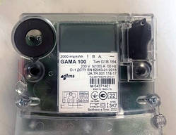 Однофазний електронний лічильник електроенергії серії GAMA100 G1B.164.220.F3.B2.P4.C310.V1 Зелений тариф