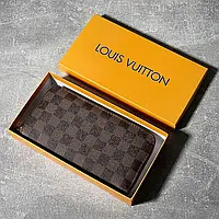 Женский кошельок и портмоне отличное качество Louis Vuitton Wallet Zippy Brown 20 х 11 х 2 см Отличное