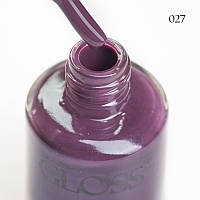 Лак для ногтей сливовый Lacquer Nail Polish GLOSS 027, 11 мл