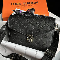 Женская сумочка, клатч отличное качество Louis Vuitton Pochette Metis New Black