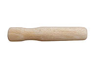 Ручка дерев'яна для напилка, кочерги, совка та інших виробів букова 13 см, держак дерев'яний