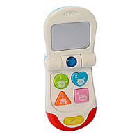 Интерактивная игрушка Телефон WinFun 0618 NL фоторамка, зеркальце, грызунок, музыка, звук, свет