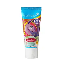 Зубная паста brush-baby Unicorn Strawberry (возраст 3+) 50 ml