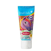Зубна паста brush-baby Unicorn Strawberry(вік 3+) 50 ml