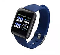 Смарт-часы UWatch D20 Y68 Bluetooth умные часы, артериальное давление, мониторинг кислорода в крови Blue