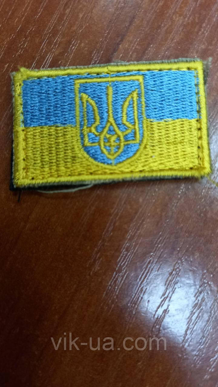 Шеврон "Прапор з гербом" на липучці.