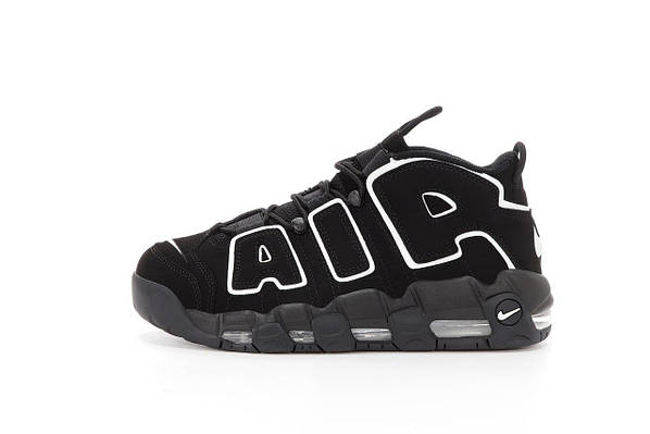 Air more uptempo black white cheap