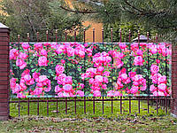 Фотосітка, декор паркану, гарна огорожа, фото 10