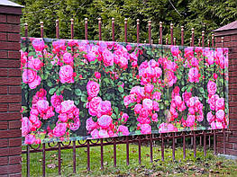 Декоративний паркан із фотосітки. Фотопаркан