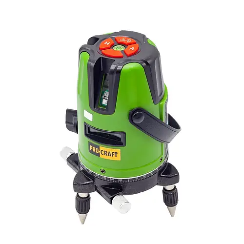 Лазерный уровень Procraft LE-3D с аккумулятором (зеленые линии ...