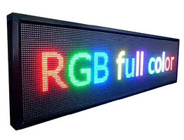 Рухомий рядок RGB 135*23 см, табло для реклами