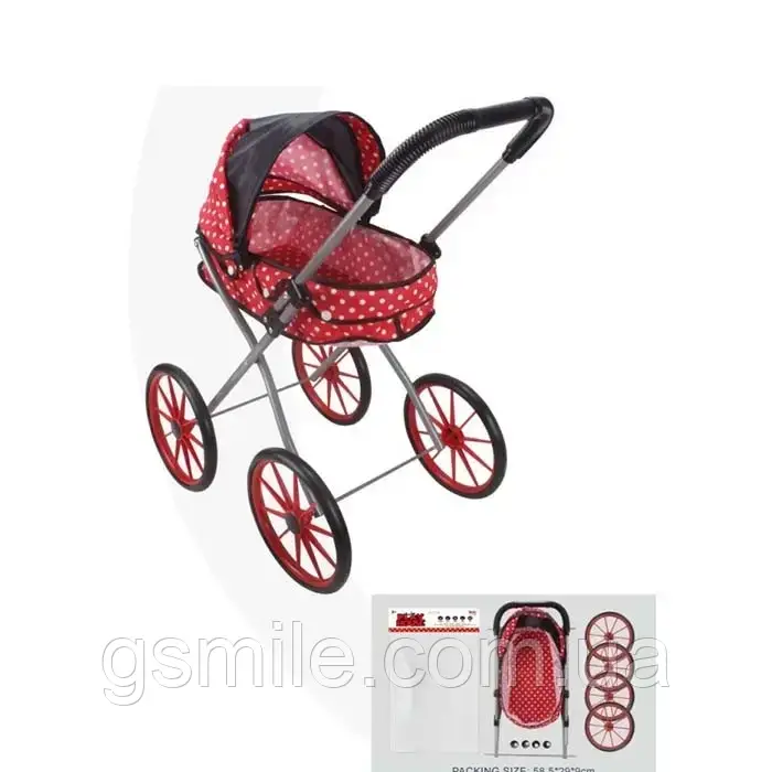Коляска для ляльок Bambi CS7622D (розмір 51-30-61см)