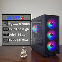 Ігровий комп'ютер ryzen 5 3600 | rx 5700 | ssd m.2 1tb