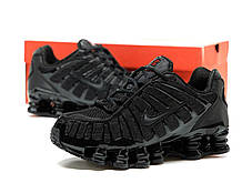 Кросівки Nike Shox TL Black / Найк Шокс ТЛ Чорні, фото 4