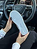 Жіночі кросівки Nike Air Force 1 LX Crome Swooshes All White Найк Аір Форс Свуш білі шкіра демісезон, фото 8