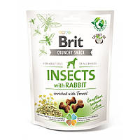 Ласощі для собак Brit Care Dog Crunchy Cracker Insects для імунітету