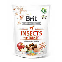 Ласощі для собак Brit Care Dog Crunchy Cracker Insects для підтримки ваги