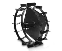Колесо-грунтозацеп стальное гребное для вспашки на поле для культиватора HECHT 8001004 SKU_3498