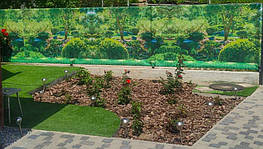 Декор парканів та огорож фотосіткою. Ландшафтний дизайн.