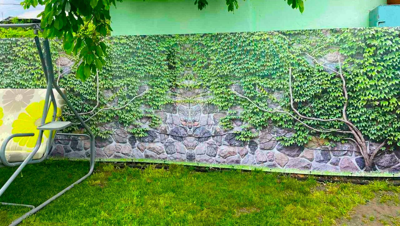 Фотосітка, декор паркану, гарна огорожа