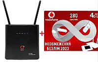 Cтаціонарний 4G роутер WI-FI 3G/4G LTE OLAX AX9 PRO 4000 мАг +Безлімітний стартовий пакет Водафон інтернет